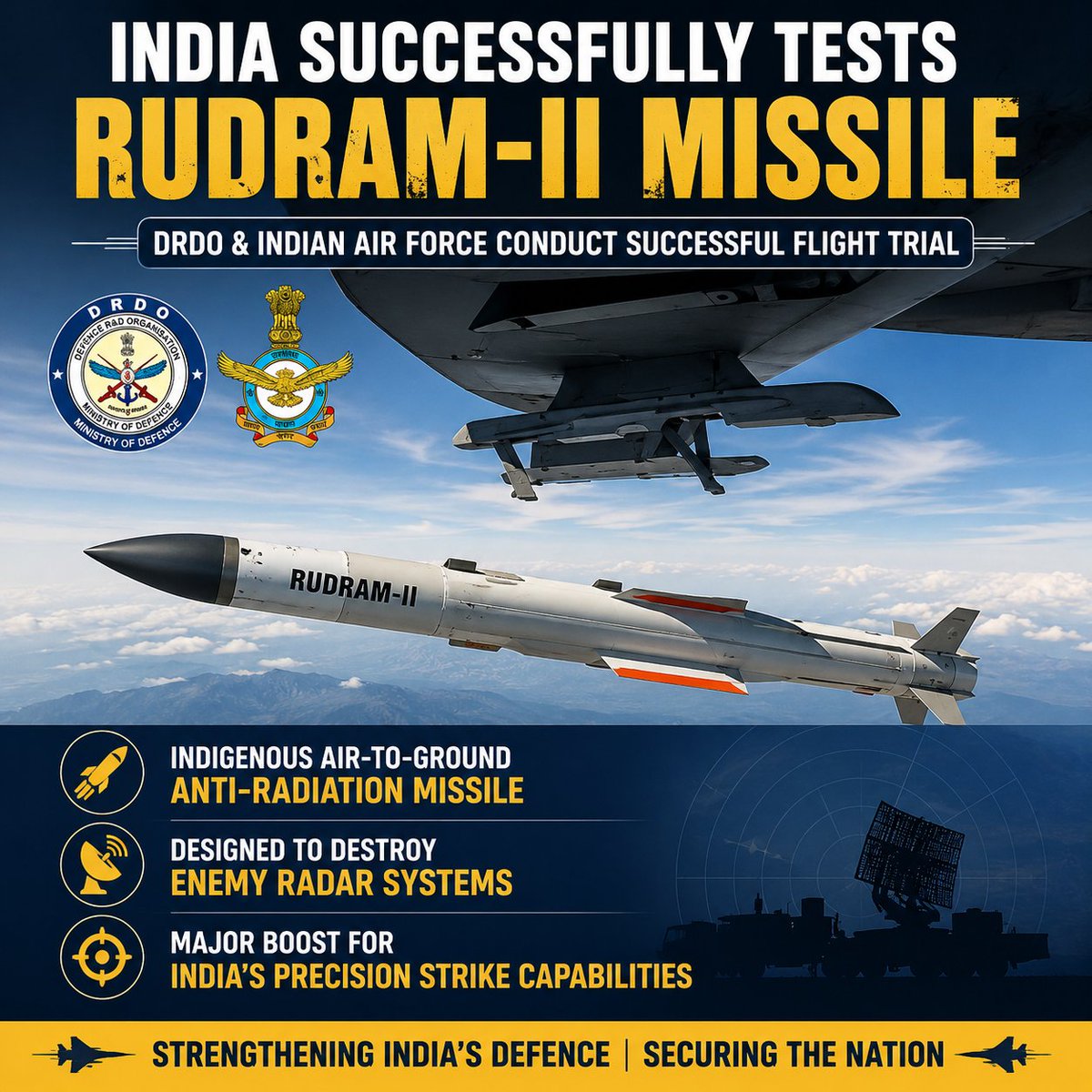 RudraM-II Missile