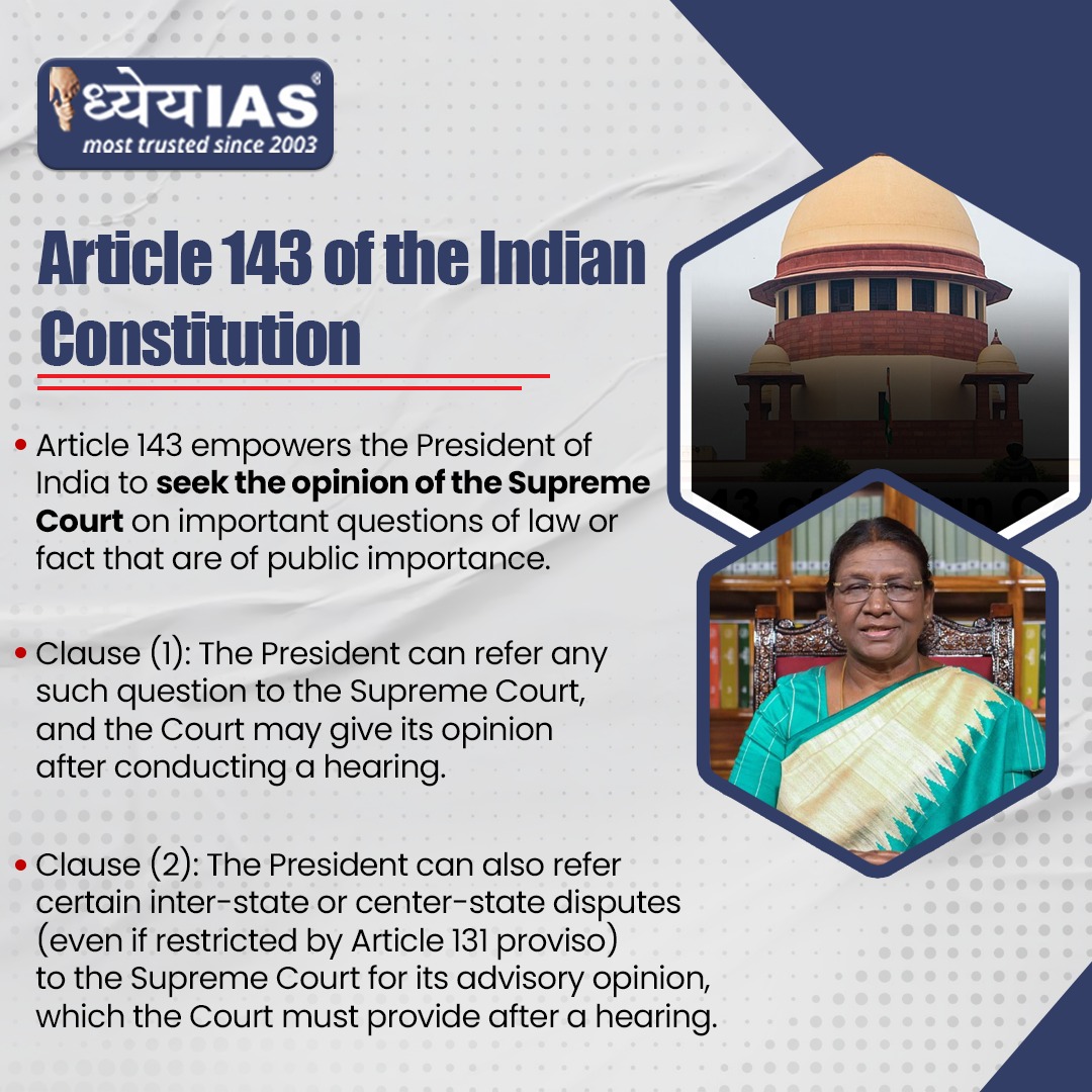 Presidential Reference under Article 143