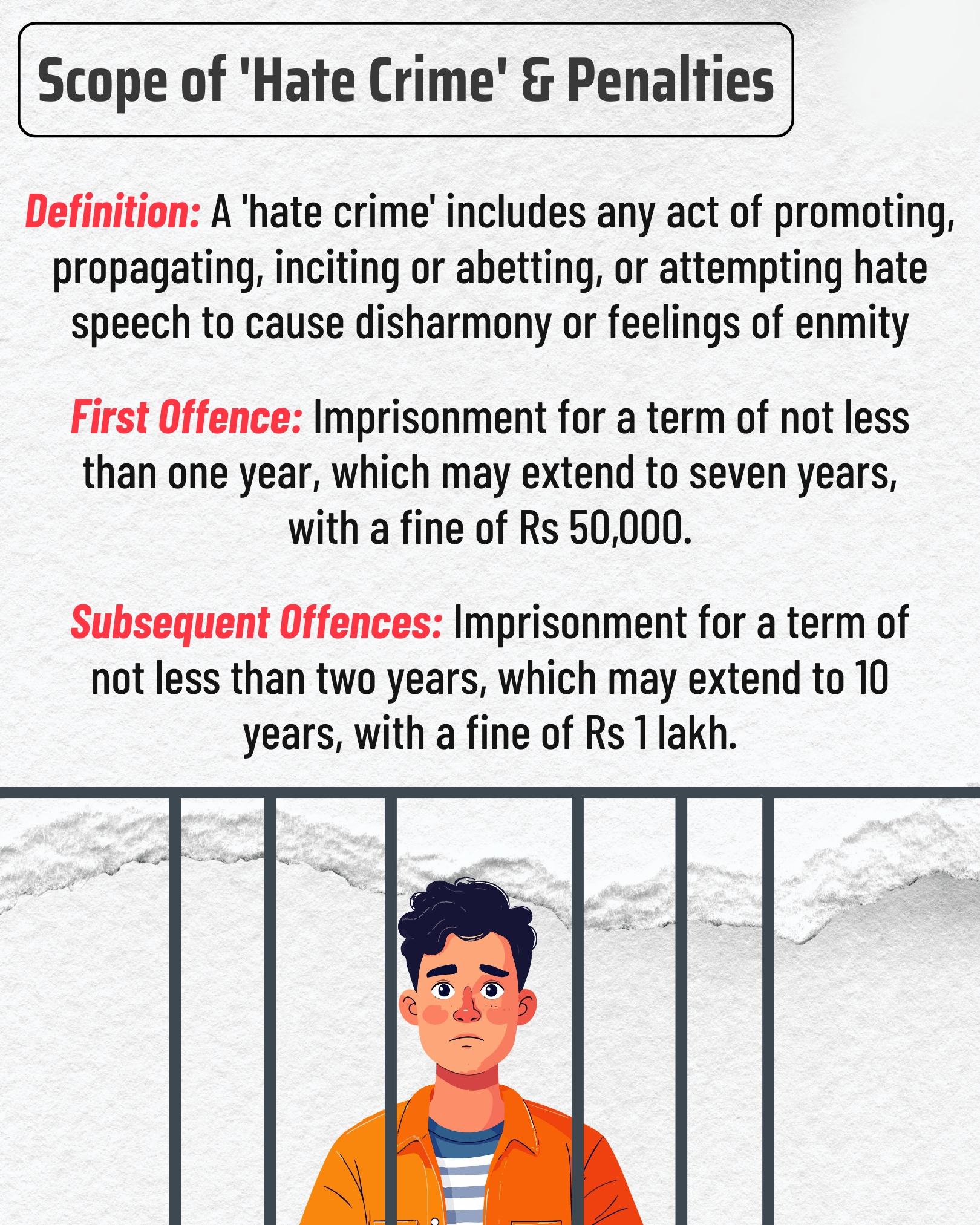 About Hate Speech (as defined in the Bill): About Hate Speech (as defined in the Bill):