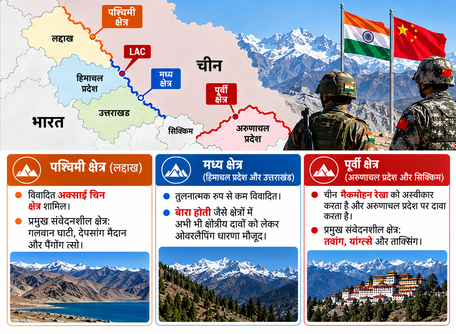 India-China border disputes