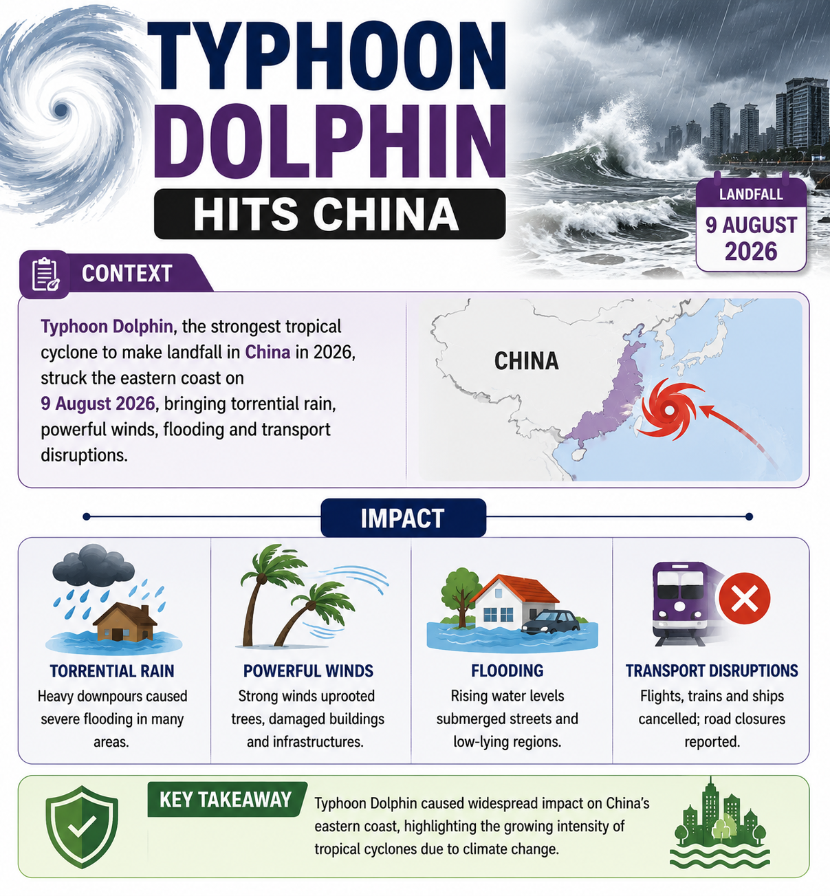 Typhoon Dolphin Hits China 2026
