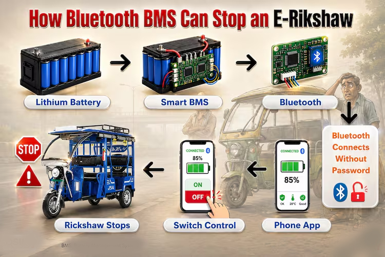 Battery Management System and E-Rickshaw Hack