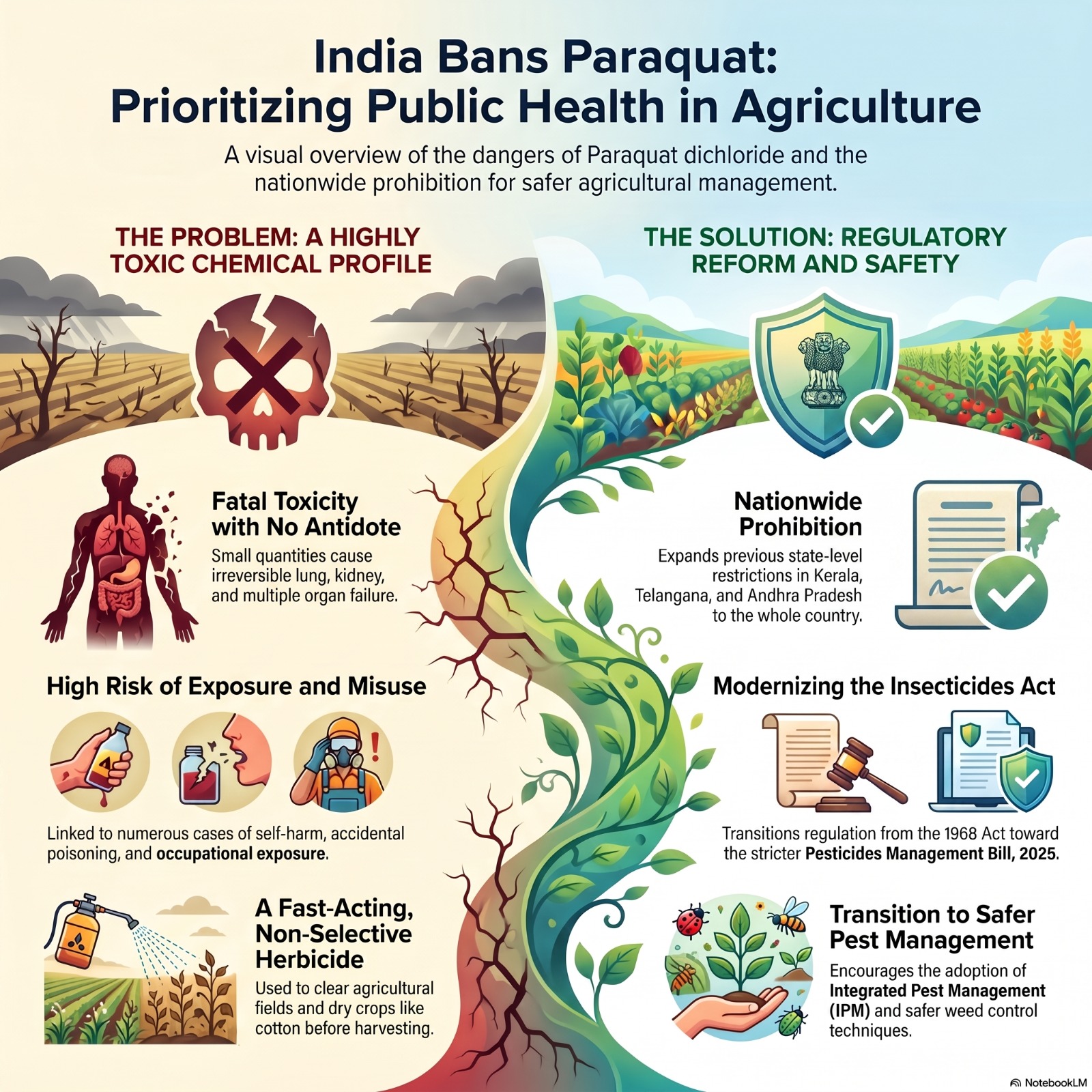Union Government Bans Paraquat Union Government Bans Paraquat