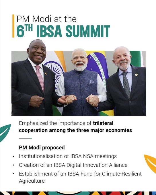 India-Brazil-South Africa (IBSA) Leaders’ Meeting