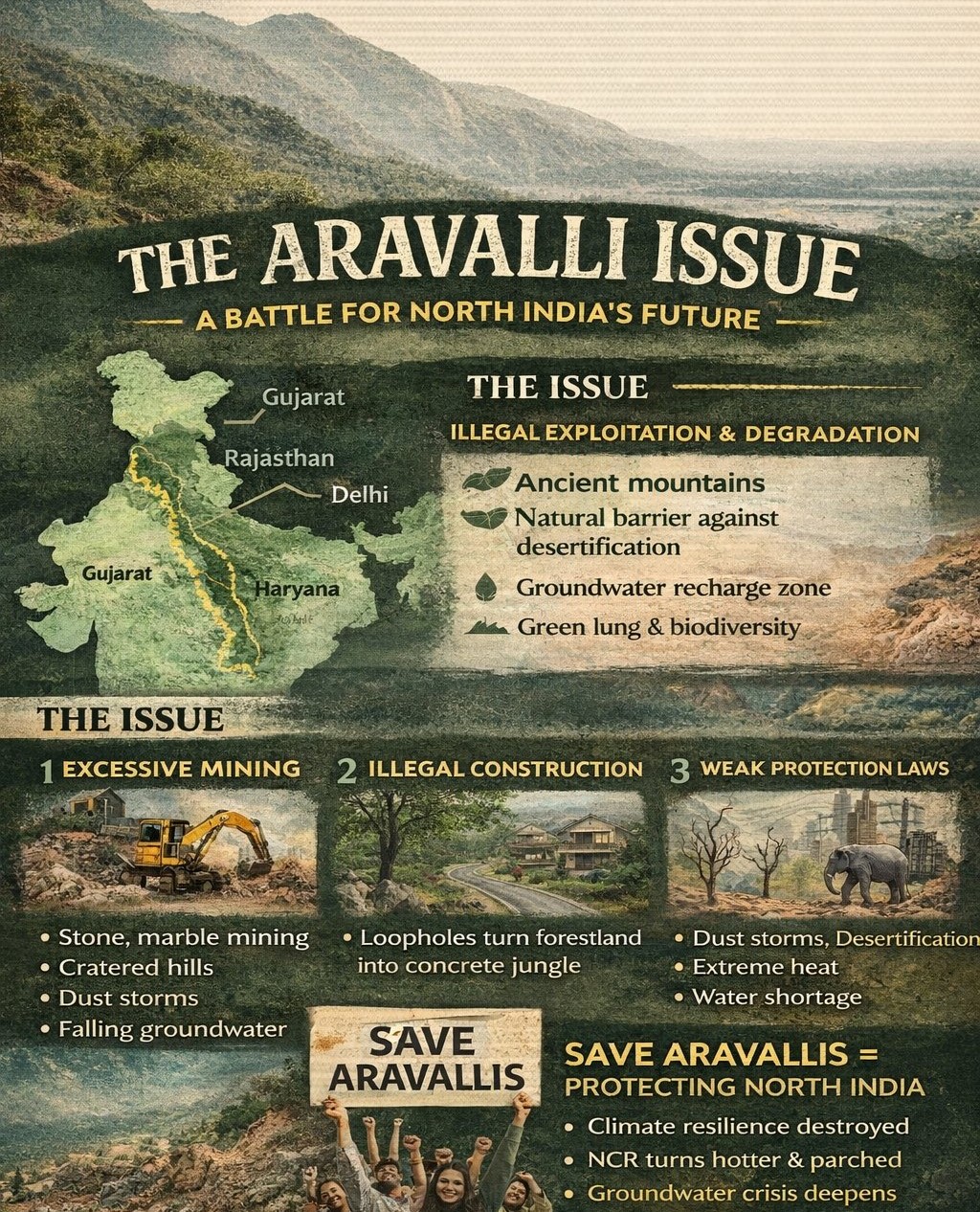 Aravalli Mountain Range Conservation