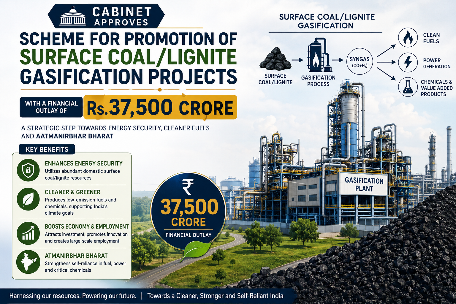 Scheme for Promotion of Surface Coal/Lignite Gasification Projects