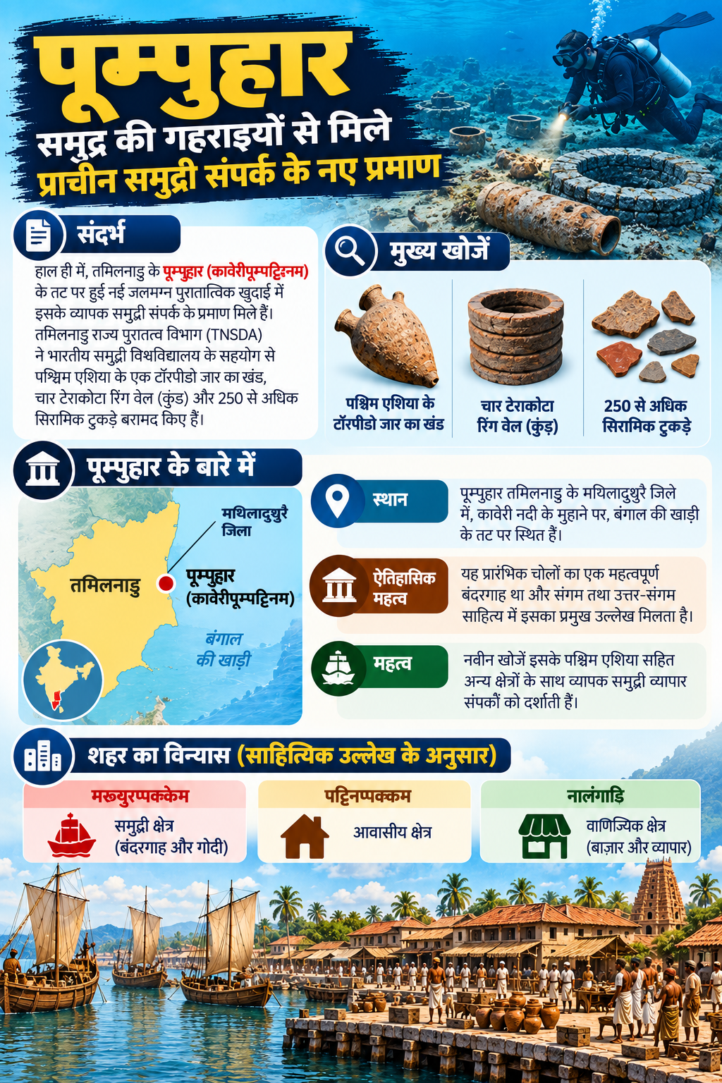 Poompuhar Underwater Excavations and the Chola Maritime Heritage