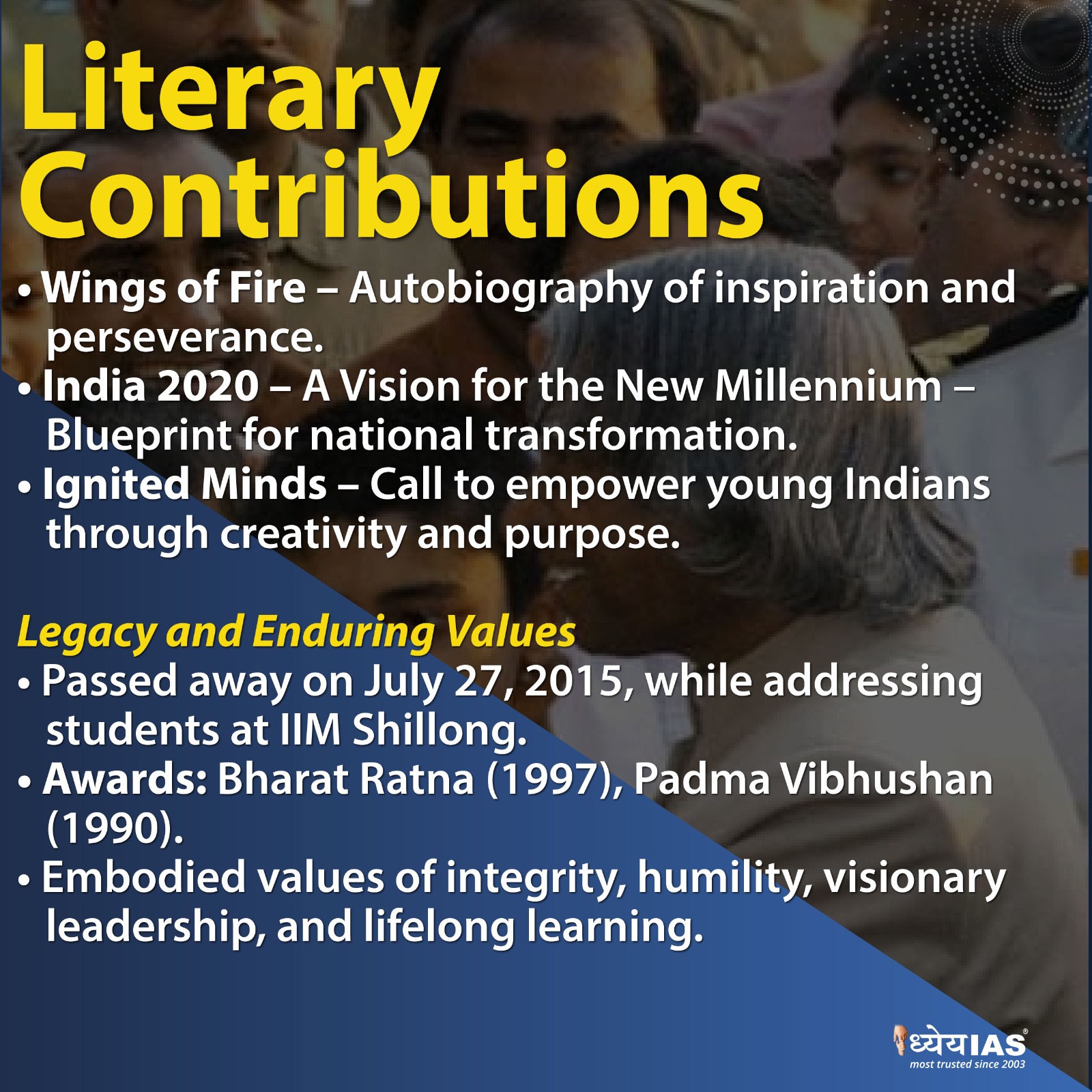 Dr. A.P.J. Abdul Kalam's Birth Anniversary