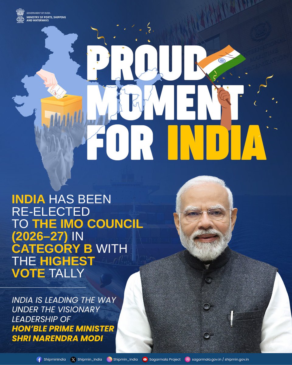 India’s re-election to the IMO Council for 2026–27