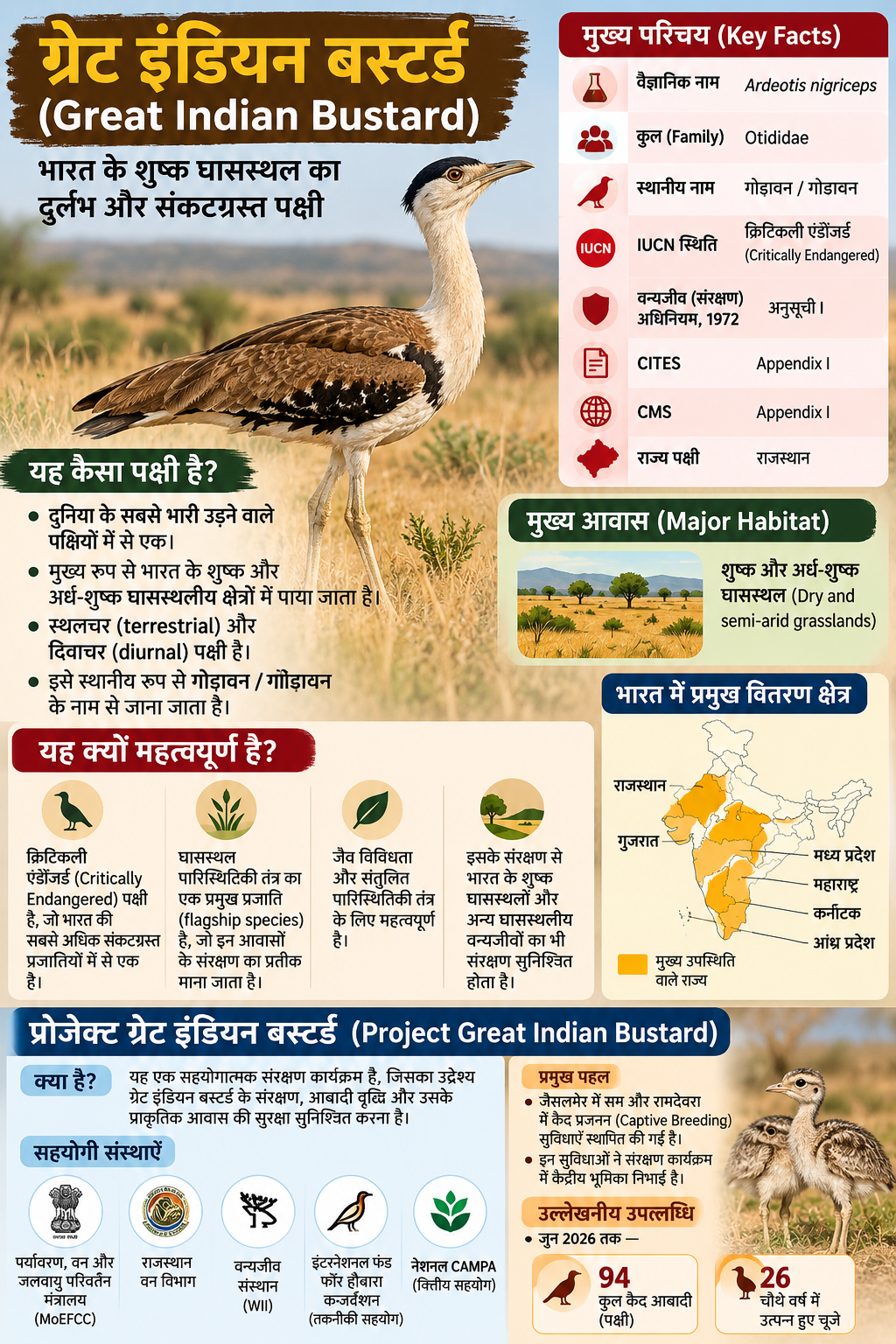 ग्रेट इंडियन बस्टर्ड (GIB) ग्रेट इंडियन बस्टर्ड (GIB)