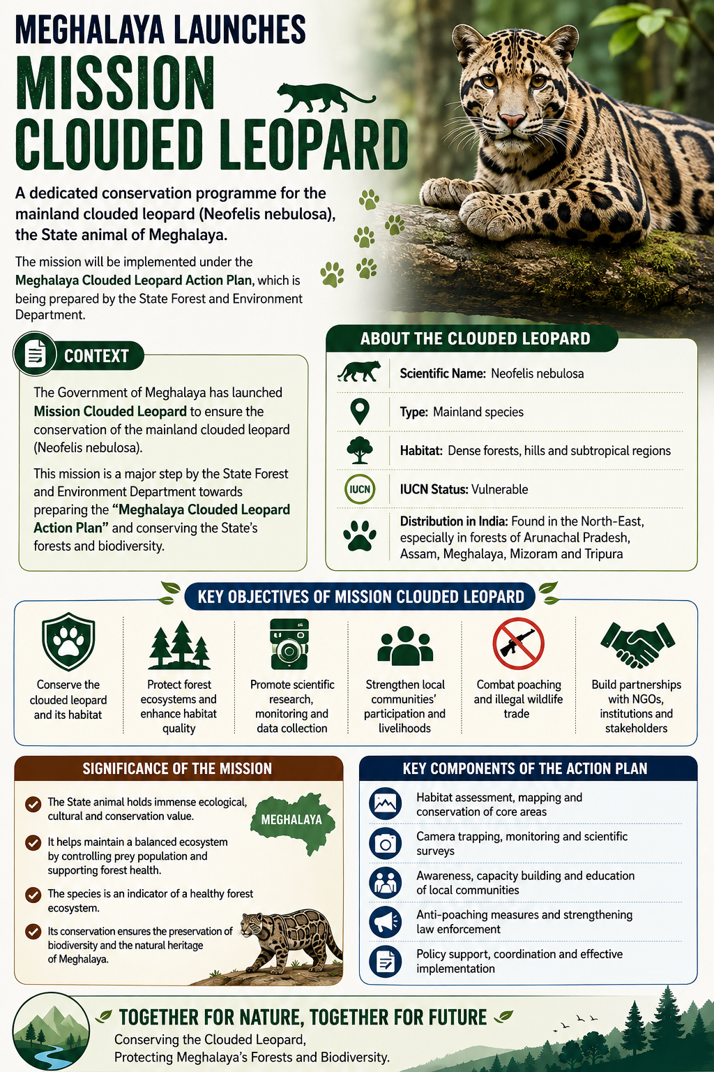 Meghalaya Launches Mission Clouded Leopard Meghalaya Launches Mission Clouded Leopard
