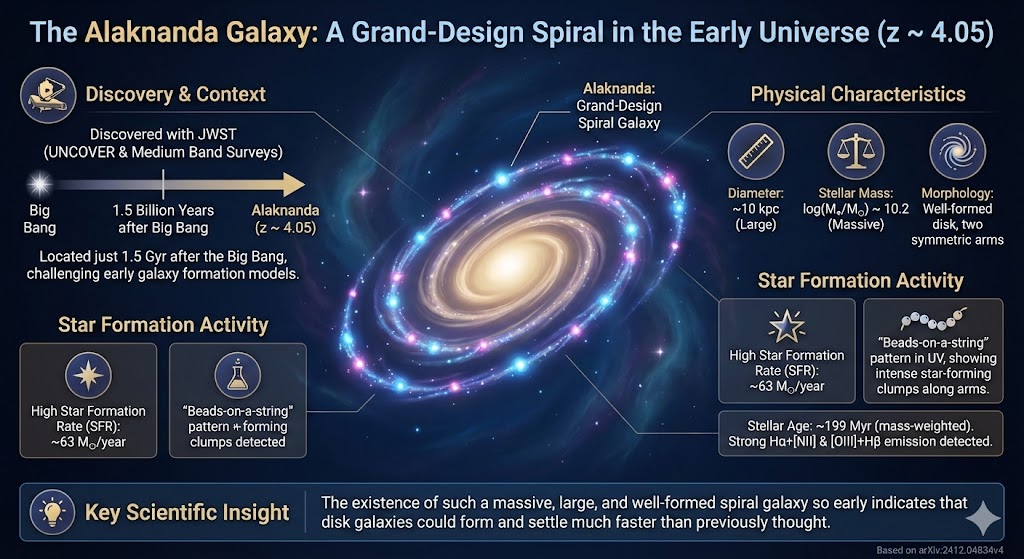 Spiral Galaxy from Early Universe
