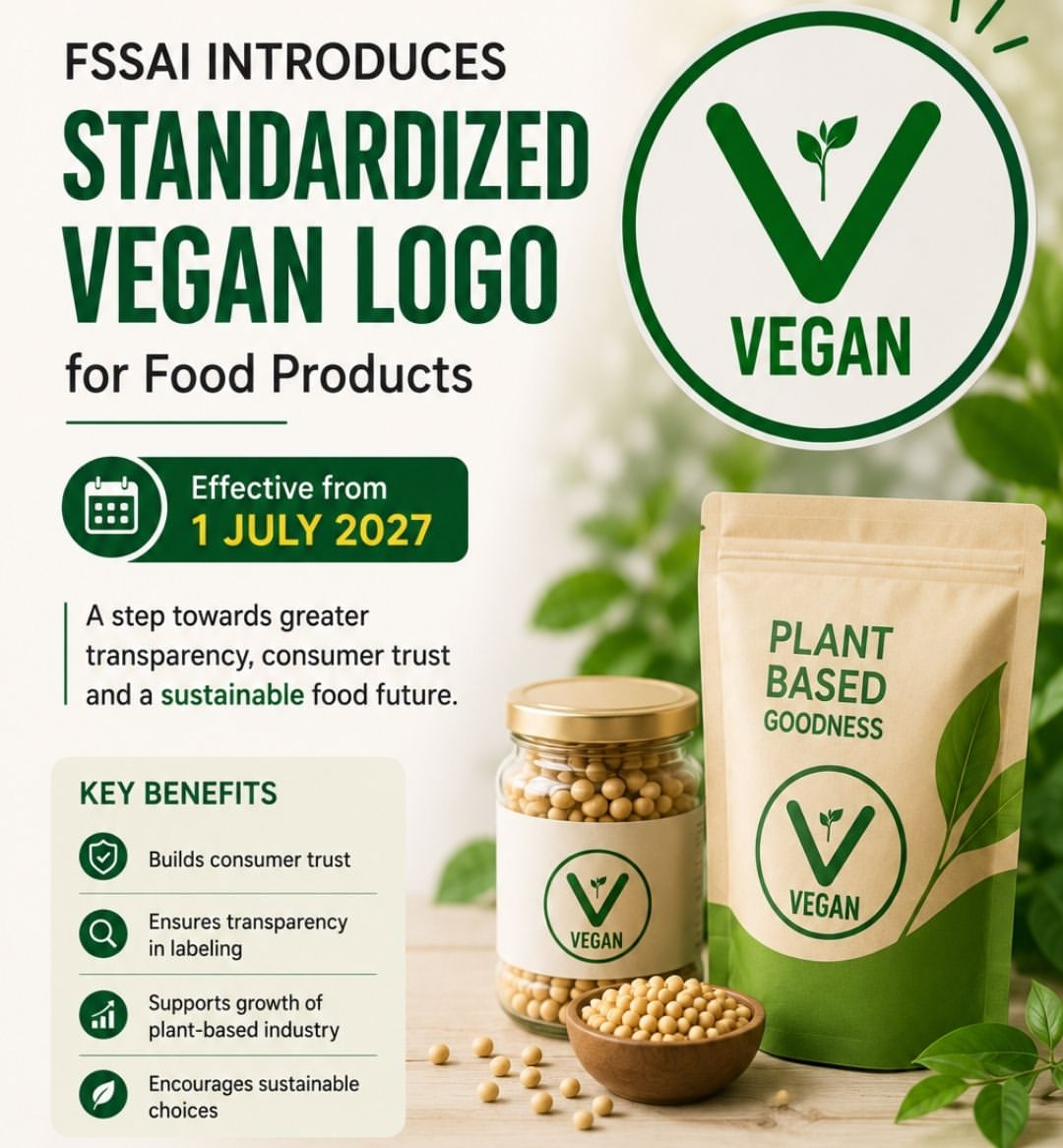 FSSAI’s Vegan Logo Mandate