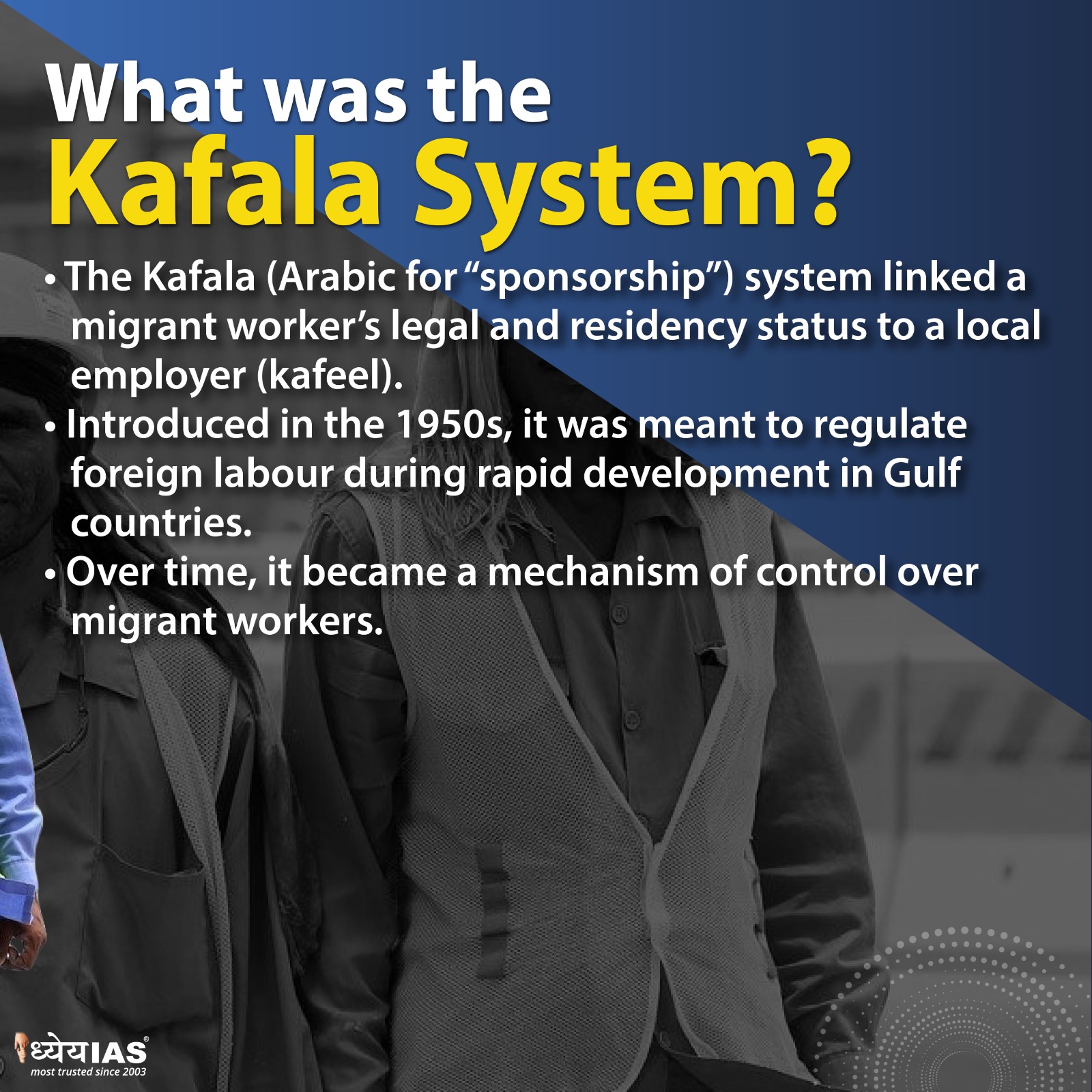 Saudi Arabia ends the Kafala System