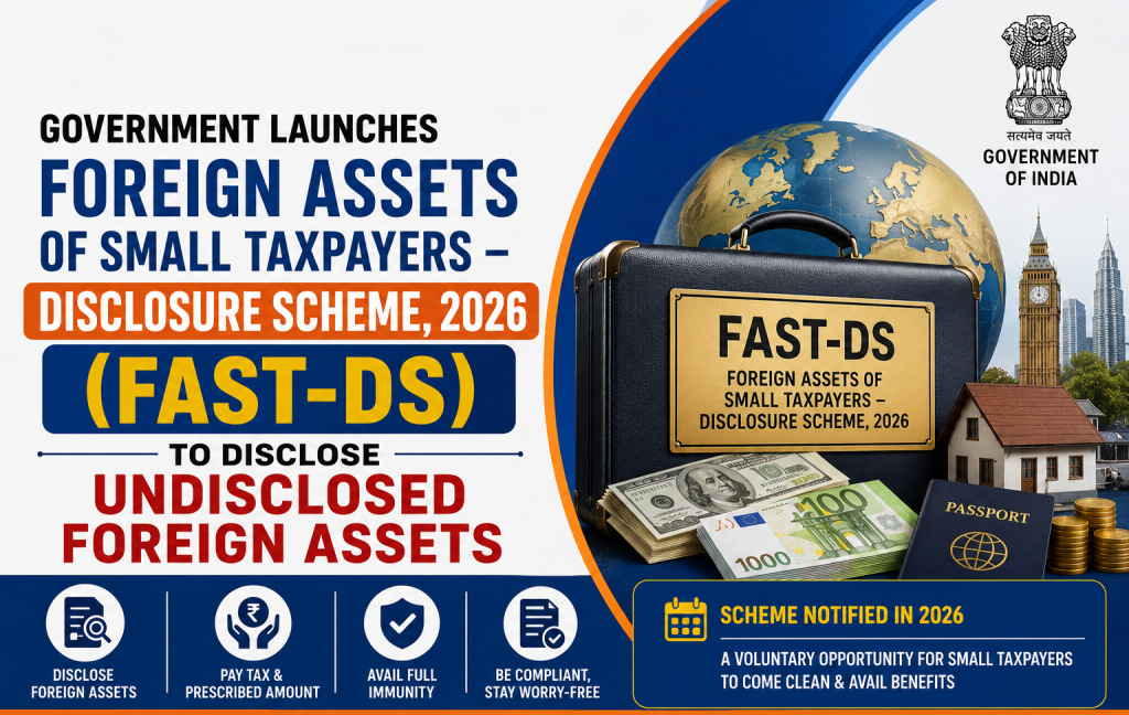 Foreign Assets of Small Taxpayers – Disclosure Scheme (FAST-DS)