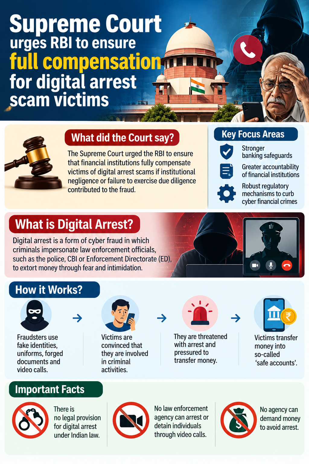 Supreme Court on Digital Arrest Fraud Compensation