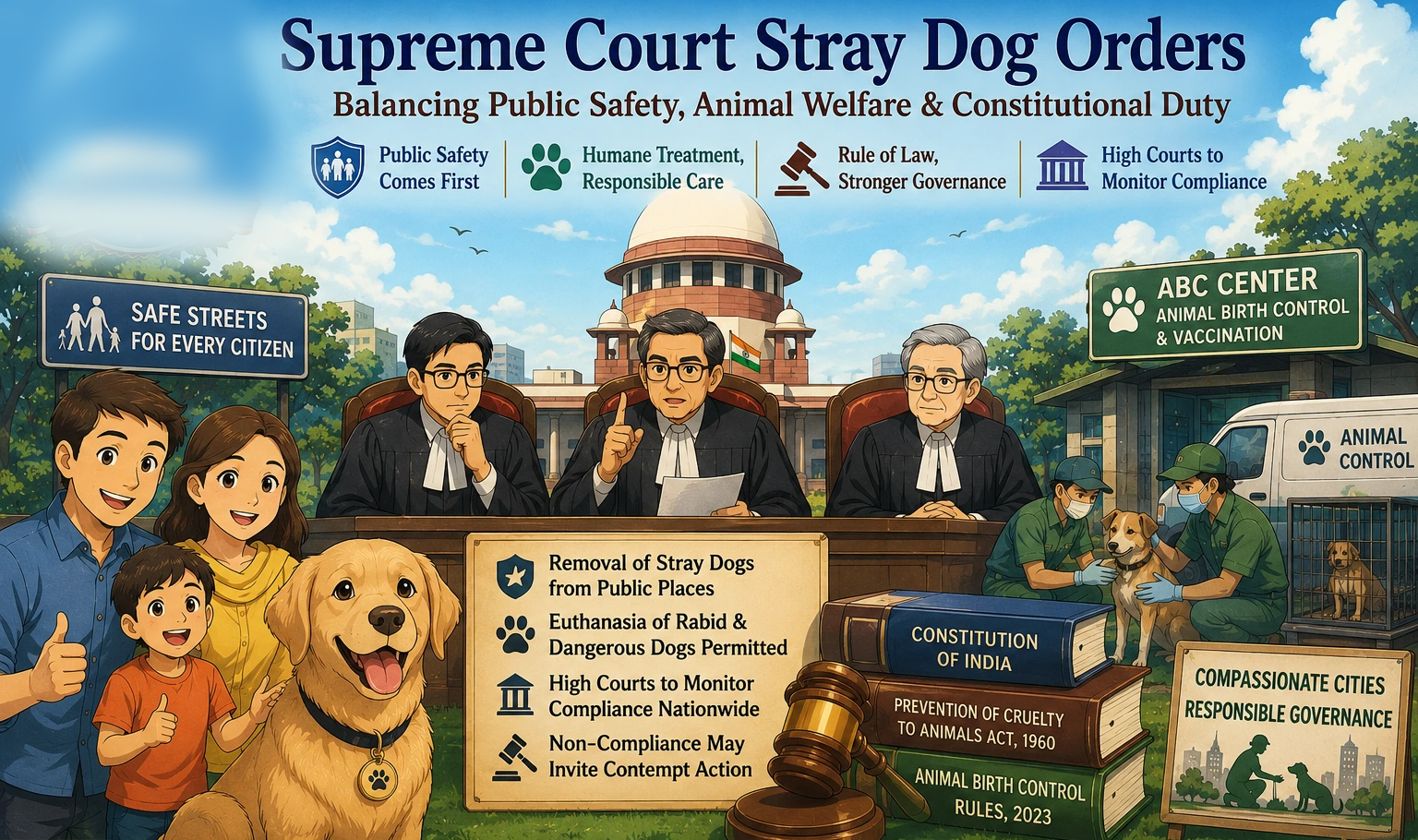 SC Verdict on Stray Dogs and Expansion of Article 21 SC Verdict on Stray Dogs and Expansion of Article 21