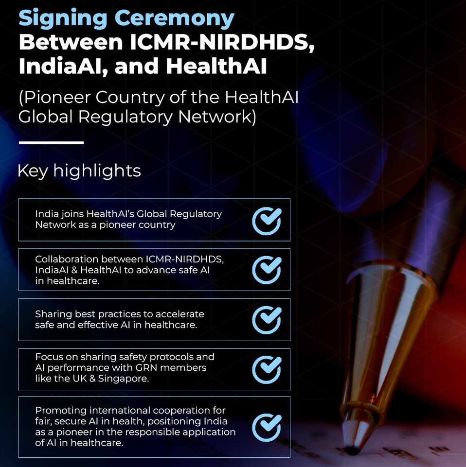 India Joins HealthAI Global Regulatory Network